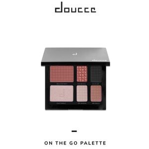 Doucce On The Go Palette 4 Eyeshadows; 1 Highlighter; 1 Blush